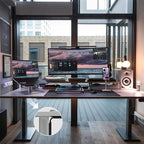 Yagee Cable Manager Self-Adhesive Kit,Spliced Installation for All Types of Office Cable Management,Customized Cable Outlet,All-in-one Desktop Cable Manager Kit.
