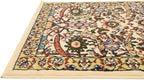 Unique Loom Espahan Collection Area Rug - Cape Cod (2' 7" x 10' Runner, Cream/ Black)