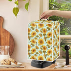 Mumeson Sunflower Blossom Coffee Maker Cover Stand Mixer or Coffee Machine Fingerprint Protection Cover Small Kitchen Machine Cover Fit Multi Kitchen Styles