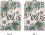 Mumeson Vintage Butterfly Flowers Coffee Maker Cover Blender Dust Pouch Kitchen Accessories Protection