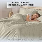 100% Natural Cotton Bed Sheets | 500 TC Single-Ply Sateen Weave Twin Sheets Set | Breathable & Hypoallergenic Solid 3-Piece Bedding with Deep Pocket Fitted, Flat, Pillowcase | Cream Beige