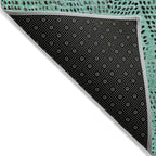 Addison Rugs Chantille ACN591 Teal 5' x 7'6" Indoor Outdoor Area Rug, Easy Clean, Machine Washable, Non Shedding, Bedroom, Living Room, Dining Room, Kitchen, Patio Rug