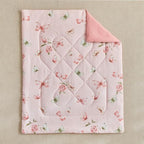 DuShow Pink Butterfly Toddler Bedding Set for Girls,4 Pieces Toddler Bed Set,Seersucker Toddler Comforter Set,Includes Comforter,Flat Sheet,Fitted Sheet and Pillowcase