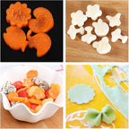 Vegetable Cutter Shapes Set Mini Sizes Cookie Cutters Set Fruit Cookie Pastry Stamps Mold