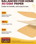 Katbite Parchment Paper Sheets 360 PCS, 12x16 Inches Precut Unbleached Baking Parchment, Non-stick, Non-toxic, Heavy Duty Flat Baking Paper for Oven, Cooking, Grilling, Air Fryer and Steaming
