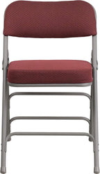 Flash Furniture 2 Pack HERCULES Series Premium Curved Triple Braced & Double