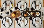 Solino Home Linen Light Natural Table Runner 156 Inches Long - 100% Pure Linen Extra Long Table Runner 14 x 156 Inch - Classic Hemstitch