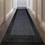 Machine Washable Runner Rug 32" x 96", Non Slip Kitchen Mat for Floor, Absorbent Entryway Rug for Kitchen, Bedroom, Living Room, Hallway, Door (Roll Packing)