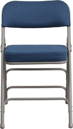 Flash Furniture 4 Pack HERCULES Series Premium Curved Triple Braced & Double