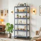 5-Tier Clear Display Cabinet