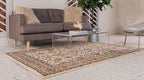 Unique Loom Sialk Hill Collection Area Rug - Washington (5' 3" x 8' Rectangle Ivory/Black)