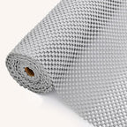 Shelf Liners for Kitchen Cabinets Non Adhesive Shelf Liner Paper Non-Slip Thickened Drawer Liner Easy to Clean for Tool Box Refrigerator Grey 11.8 x 118 in