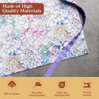 Maison d' Hermine 100% Cotton Apron for women with Pocket Kitchen Chef Apron for Men Cooking Mothers Day Gifts