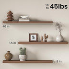 Fun Memories 40Inch Floating Shelves