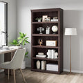 GarveeHome 5 Tier Farmhouse Bookcase, 67.4" Tall Book Shelf