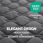 gogobunny 3X Stronger Waterproof Pet Blanket, Scratch Proof Furniture Protector for Dogs Cats, Reversible Cover 52x82 Inch, Dark Grey
