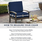 Arden Selections Outdoor Dining Chair Cushion 20 x 20, Lemon Yellow Leala