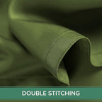 Pure Bamboo California King Sheets, Genuine 100% Organic Viscose Derived from Bamboo Bed Sheet Set, Soft & Cooling, Double Stitching, 2 Year Quality Promise (California King, Pesto)