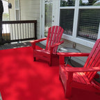 Ottomanson 3'11" x 41' Hallway Runner with Scraper Pile - Extra Durable Non-Slip Rug Mat for Indoor & Outdoor Use - Ideal for Kitchen, Entryway & Garage - High-Traffic Carpet, Red