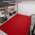 Ottomanson 6'6" x 48' Hallway Runner with Scraper Pile Extra Durable Non-Slip Rug Mat for Indoor & Outdoor Use - Ideal for Kitchen, Entryway, Patio & Garage - High-Traffic Carpet, Red