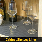 iwtmm Shelf Drawers Liners for Kitchen Cabinets Non-Slip, Washable, Oil-Proof Drawer Liners, EVA Waterproof Non-Adhesive Cabinet Liners for Kitchen, Pantry, Bathroom