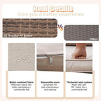 7 Pieces Patio Furniture Set