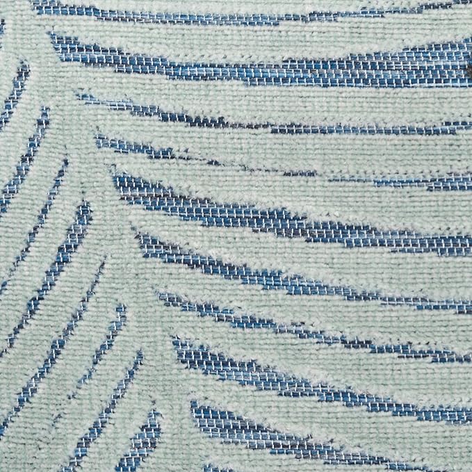 Nourison Home Suncoast Denim 2' x 6' Area Rug - Easy Clean, Non Shedding, Bed Room, Living Room, Dining Room, Kitchen (6' Runner)