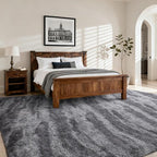 8x10 Ft Extra Large Shag Rugs for Living Room, Ultra Soft Fluffy Furry Area Rugs for Bedroom Indoor Floor, Aesthetic Carpet for Kids Home Decor (Grey)