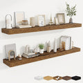 fuqing Floating Shelves for Wall, Wall Mounted Wood Floating Shelf