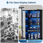 IDEALHOUSE Glass Display Cabinet