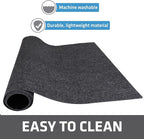 Drymate Premium XL Under Sink Mat, Waterproof Cabinet Protection Mats for Kitchen & Bathroom, Absorbent Shelf Liners, Slip-Resistant, Machine Washable (USA Made)(24”x59”)(Charcoal)(12-Pack)