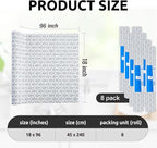 RAY STAR 18X96 Inch Shelf Liner for Kitchen Cabinets, Non-Adhesive Cabinet Liner Washable, PVC Drawer Liner for Dresser Non-Slip Bathroom (Black Floral)(8 Roll)