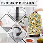 Blender Covers Kitchen Appliance Dust Cover Sunflower Butterfly Blender Protector Food Processor Protection Washable Coffee Maker for Kitchen Counter