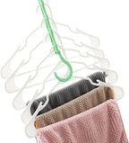 Mr. Pen- Space Saving Hangers, 8 pcs, 360° Rotating Hooks, Magic Cascading Hanger Organizer with 5 Enclosed Slots, Closet Organizers and Storage for Clothes, College Dorm Room Essentials