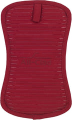 All-Clad Premium Pot Holder & Heating Pad, (1-Pack) Heat Resistant to 500 Degrees, 100% Cotton 10"x6.25" for Kitchen and Barbeque, Chili Red