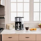 Ninja (Refurbished) 12-Cup Programmable Brewer CE251 Coffee Maker, 60 oz, Black/Stainless Steel (Renewed)