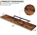 Fun Memories 55 Inch Floating Shelves