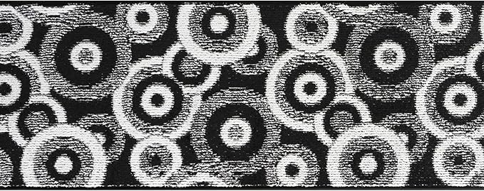 Custom Size Long Black Hallway Runner Rug | Cut to Length 2'3" x 13' (Runner) | Non-Slip & Machine Washable | REMNAZ