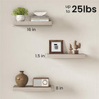 Fun Memories 16Inch Floating Shelves