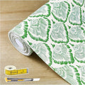 Drawer and Shelf Liner - Green Banana Leaf Pattern,Non Adhesive Non Slip Waterproof Easy-Clean Liner for Kitchen Cabinet, Refrigerator, Bathroom, Pantry Storage Drawers, 12 in x 10 Ft.