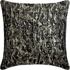 The HomeCentric King/Queen/Twin Black Decorative Bed Runner Twin 53"x18" Bed Runner Without Pillow Cover, Marble Pattern, Pintucks, Quilted Bed Scarf on Jacquard Fabric - Stellaris