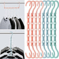 Mr. Pen- Space Saving Hangers, 8 pcs, 360° Rotating Hooks, Magic Cascading Hanger Organizer with 5 Enclosed Slots, Closet Organizers and Storage for Clothes, College Dorm Room Essentials