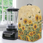 Retro Sunflower Butterfly Blender Cover Stand Mixer Covers Anti Fingerprint Dust Covers Juicer Cover for Home Kitchen Universal Appliance