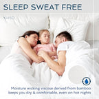 Hotel Sheets Direct 3 Piece Bed Sheet Set Twin Size, 100% Viscose Derived from Bamboo Sheets Set with 1 Pillowcase, Cooling & Breathable Luxury Bedding, Moisture-Wicking & Silky Soft, Dark Gray