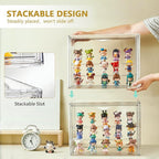 LXLXXL Acrylic Display Case for Collectibles 3 Layer Adjustable Figure Display
