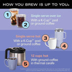 Hamilton Beach Flexbrew Advanced 5-in-1 Drip & Single Serve Coffee Maker
