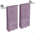 Brushed Nickel Towel Bar 24 Inch, 304 Stainless Steel Bathroom Towel Holder, Towel Racks for Bathroom Wall Mounted, Modern Bathroom Accessories for Home Bathrooms, Kitchens,Hotels & Toilets（Silver）