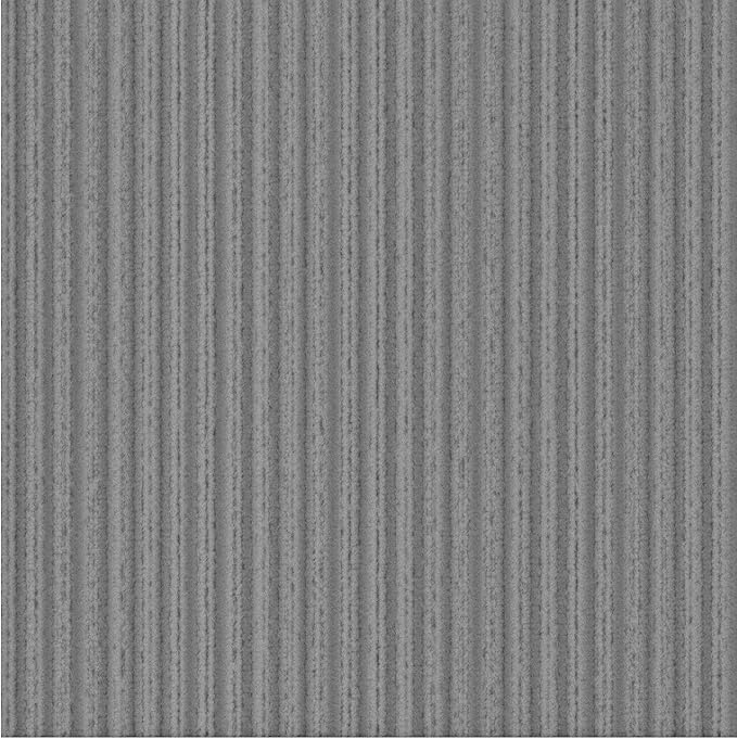 Ottomanson 2'7" x 35' Hallway Runner with Scraper Pile - Extra Durable Non-Slip Rug Mat for Indoor & Outdoor Use - Ideal for Kitchen, Entryway & Garage - High-Traffic Carpet, Gray
