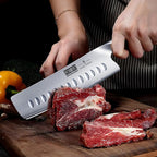 HOSHANHO 7 Inch Nakiri Knife, Ultra Sharp Japanese Kitchen Chef Knife