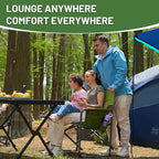 Timber Ridge XXL Director’s Chair – Heavy Duty Folding Camping Chair for Adults, 500lb Capacity, Extra Wide Padded Seat for Camping, Sports, Lawn, Courtyard, and Outdoor Use, Green